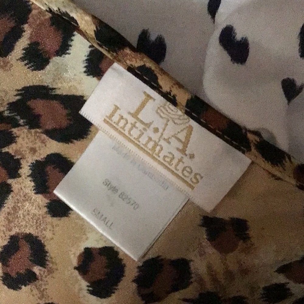 Leopard Print PJ gown - Picture 3 of 3